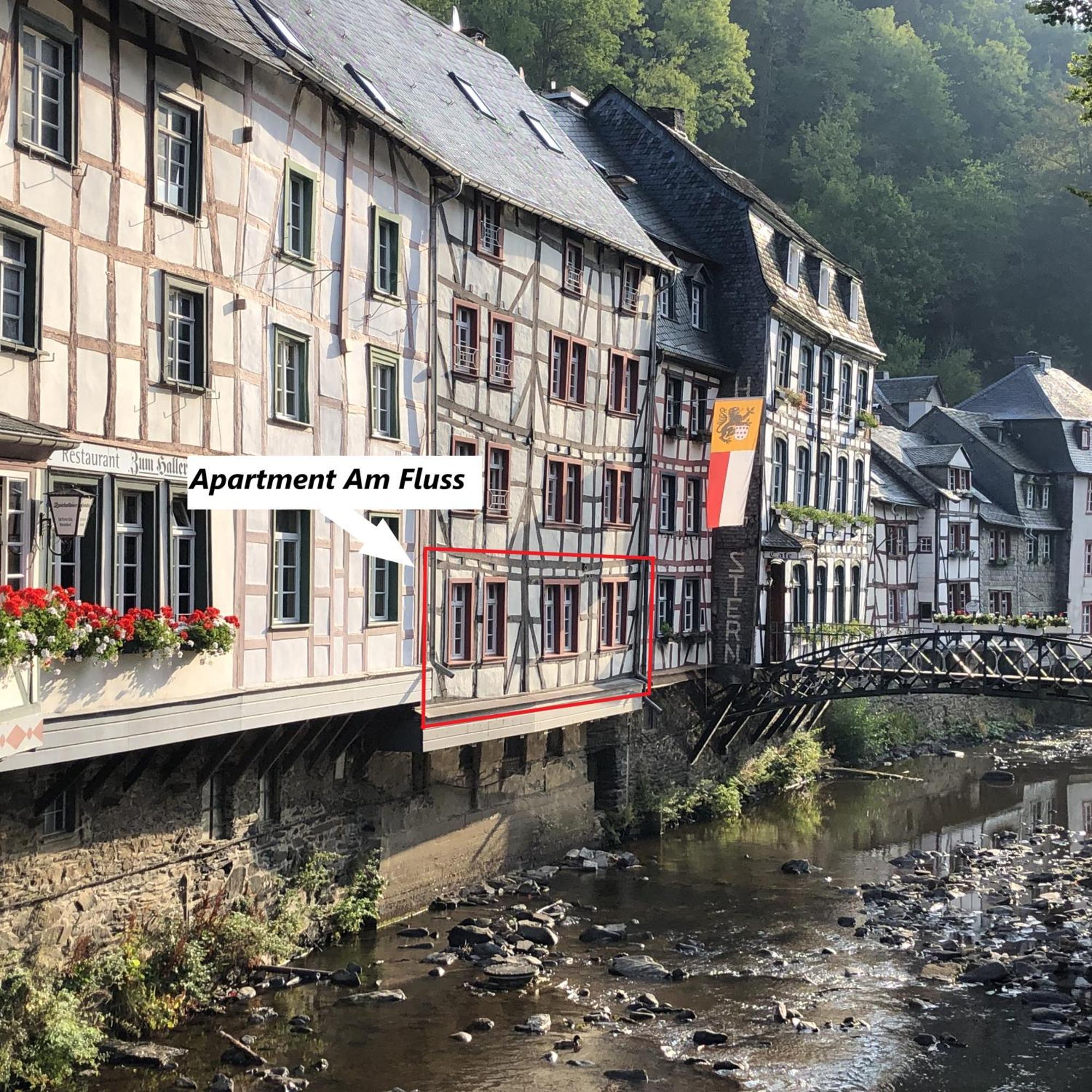 Apartment Am Fluss Im Haus An Der Rur Моншау Екстериор снимка