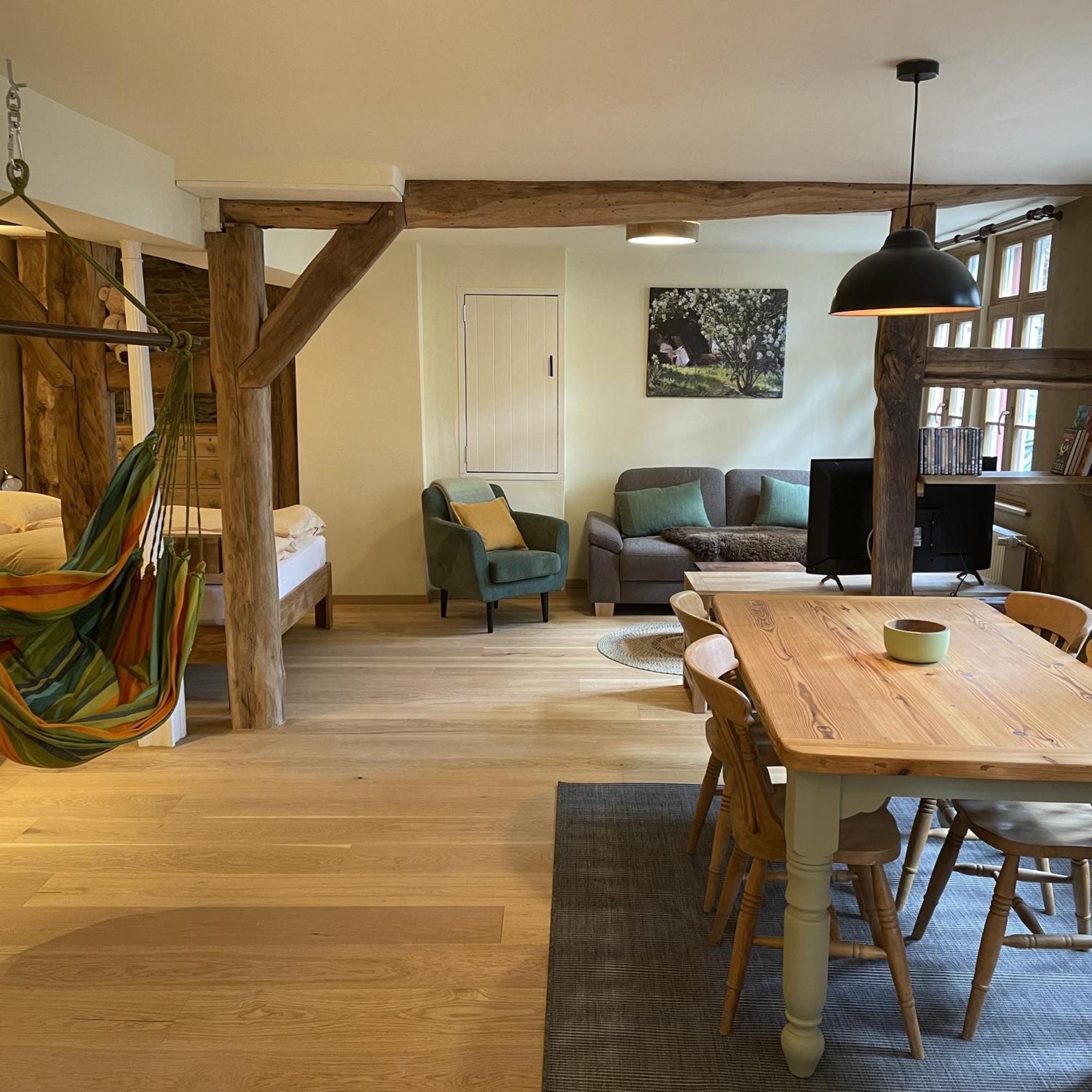 Apartment Am Fluss Im Haus An Der Rur Моншау Екстериор снимка